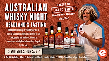 Headlands Distillery Whisky Tasting Experience