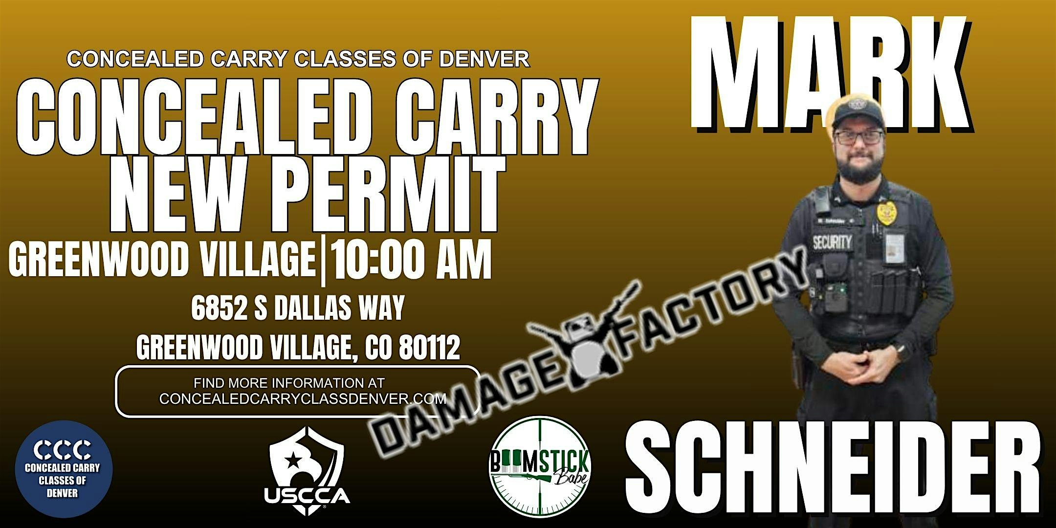 Colorado Concealed Carry (CCW) Class – Damage Factory - Greenwood Village