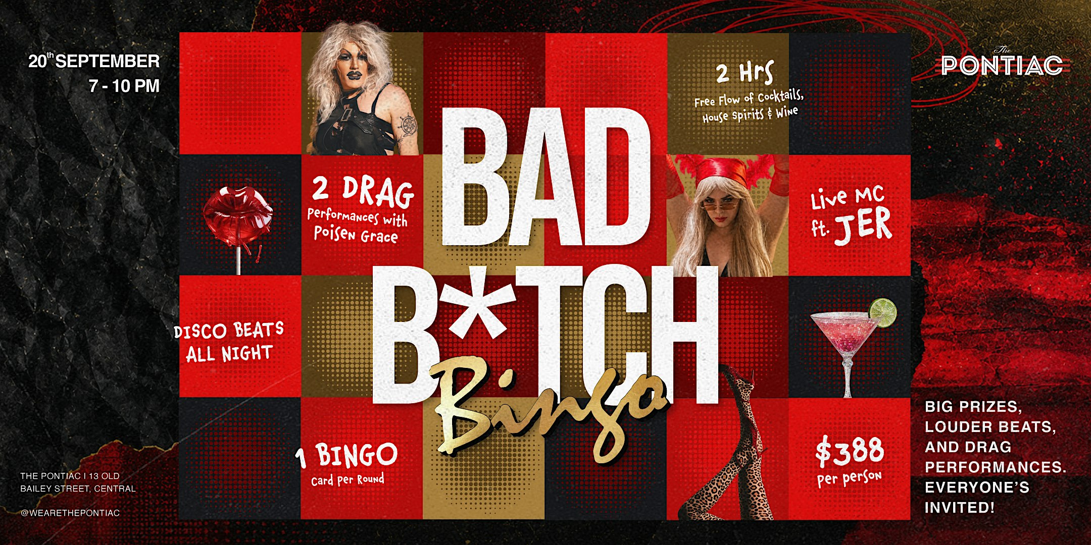 BAD B*TCH BINGO AT THE PONTIAC