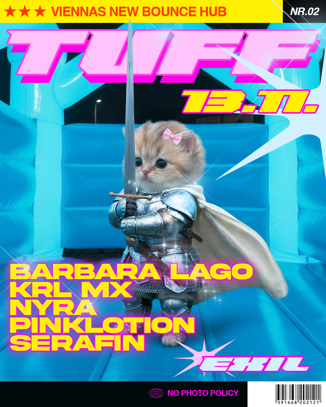 TUFF with Barbara Lago, Krl Mx, Nyra, pinklotion, Serafin