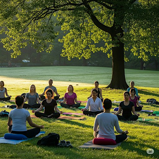 Weekly mindfulness meditation meet-up in Central Park