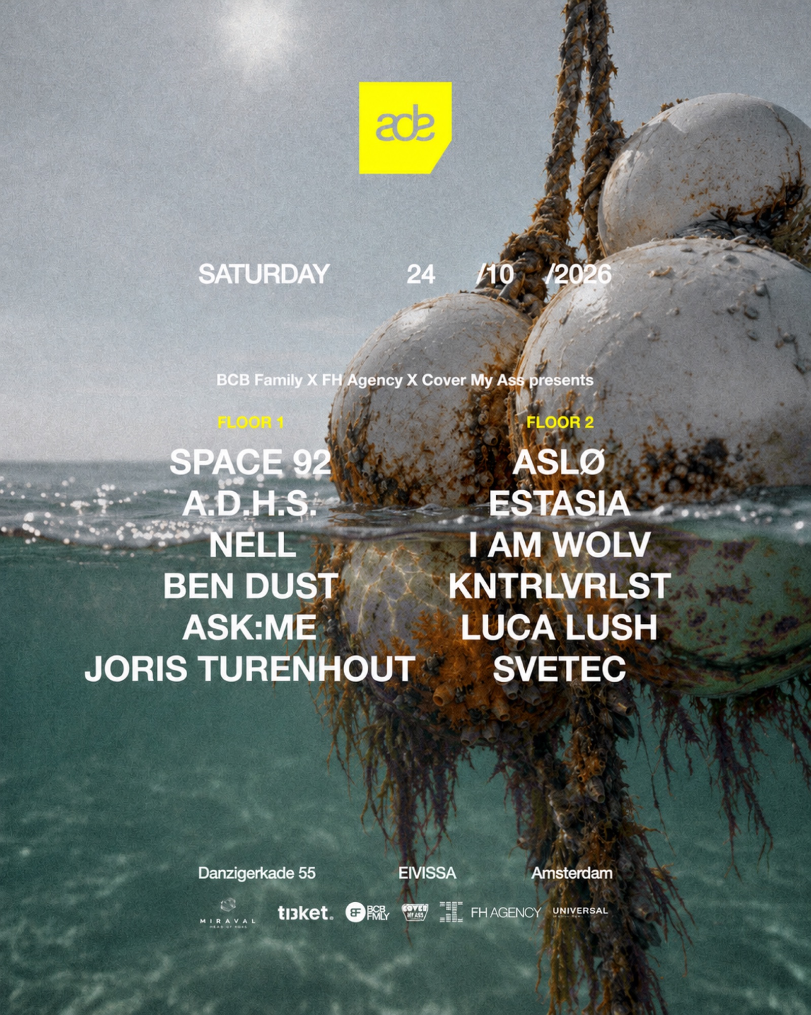 Techno Boat with Space 92, Svetec & more — 2 Floors