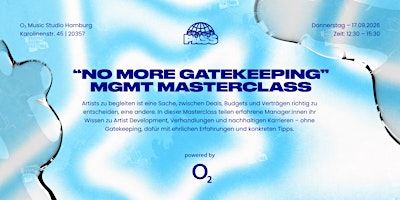 No More Gatekeeping - Die Masterclass für Next Gen Manager*innen