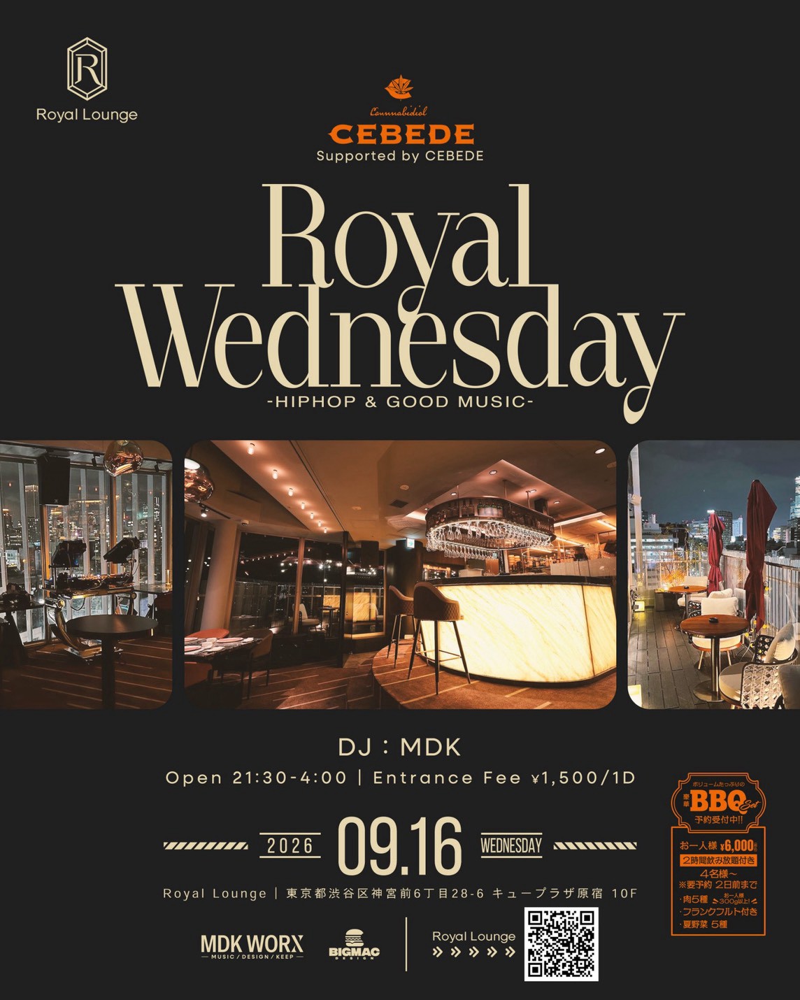 'ROYAL WEDNESDAY' Supported by CEBEDE