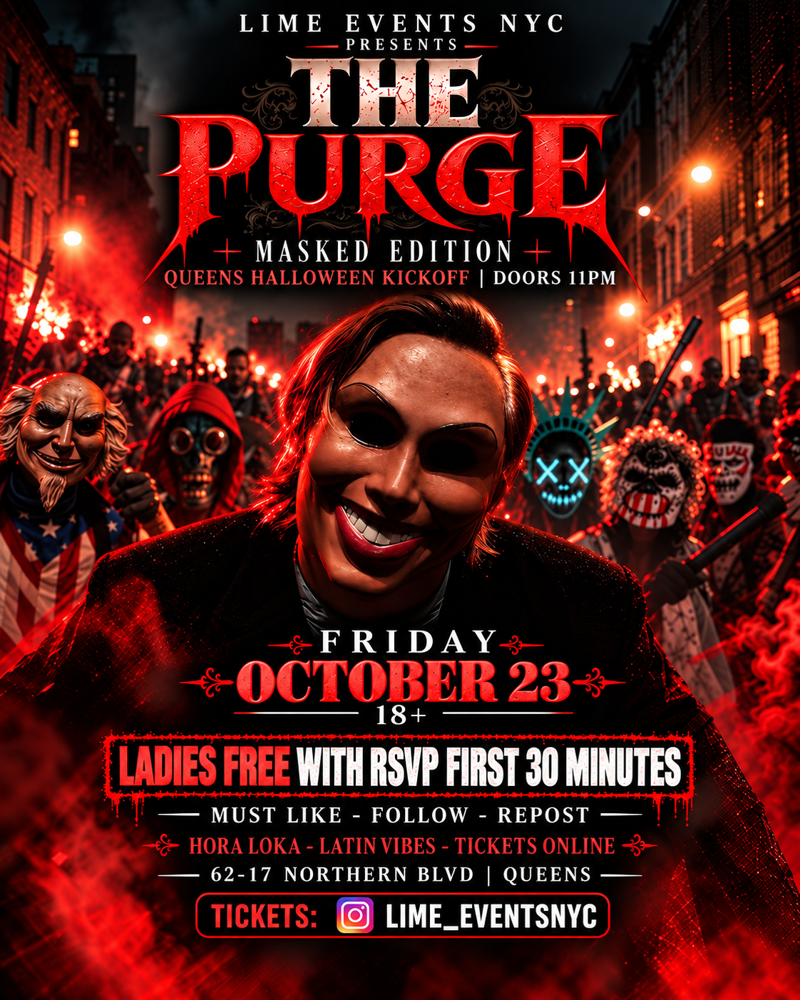 HALLOWEEN PREGAME PURGE @ PAL NIGHTCLUB (18+)