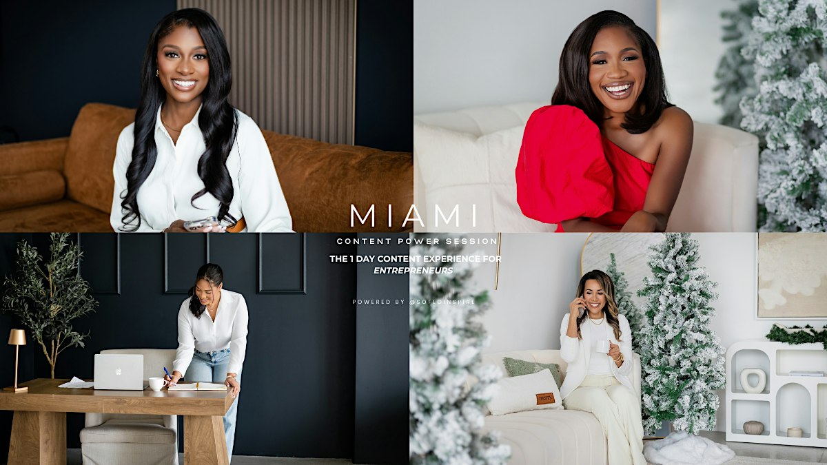 Content Power Session in Miami - Holiday Edition