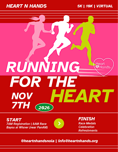 Heart N Hands "Running for the HEART" 5K/10K SPONSORSHIP