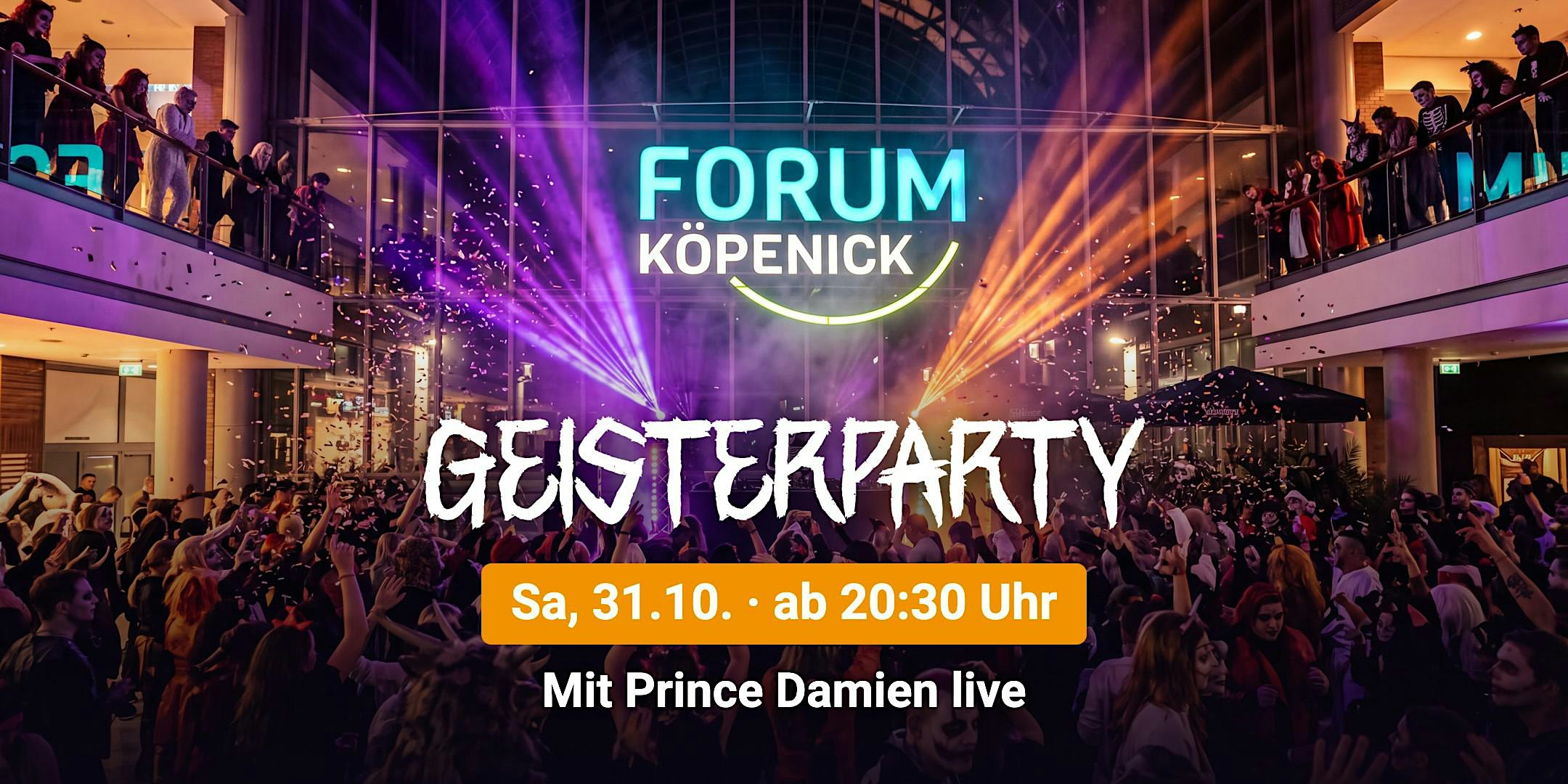 Geisterparty 2026 im Forum Köpenick