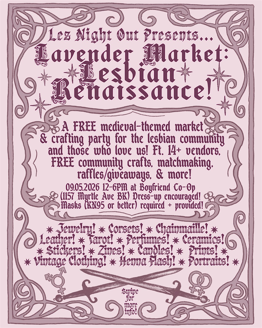 Lesbian Renaissance: A Medieval Themed Lavender Market