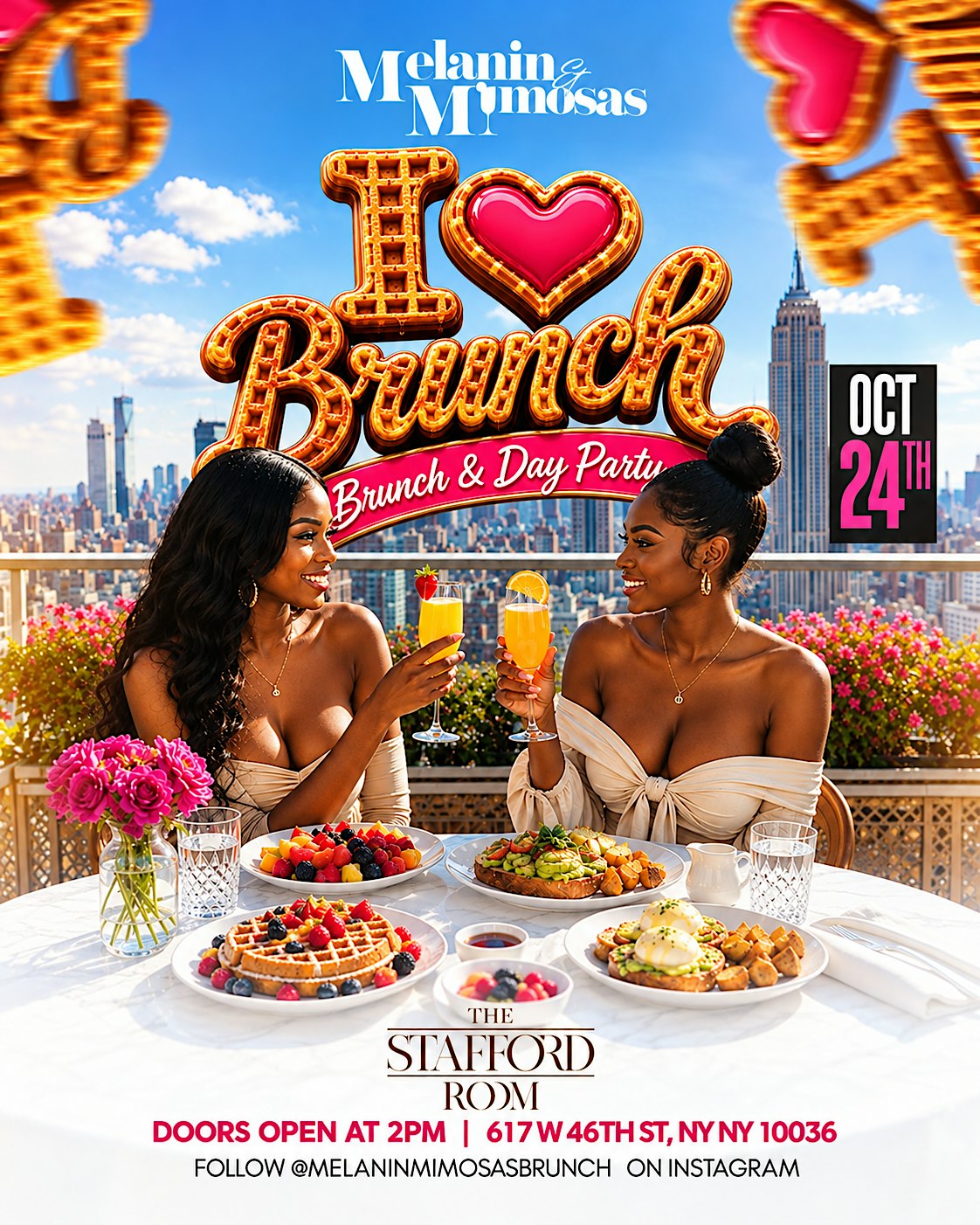 Melanin & Mimosa :: I Love Brunch and Day Party | #NYC