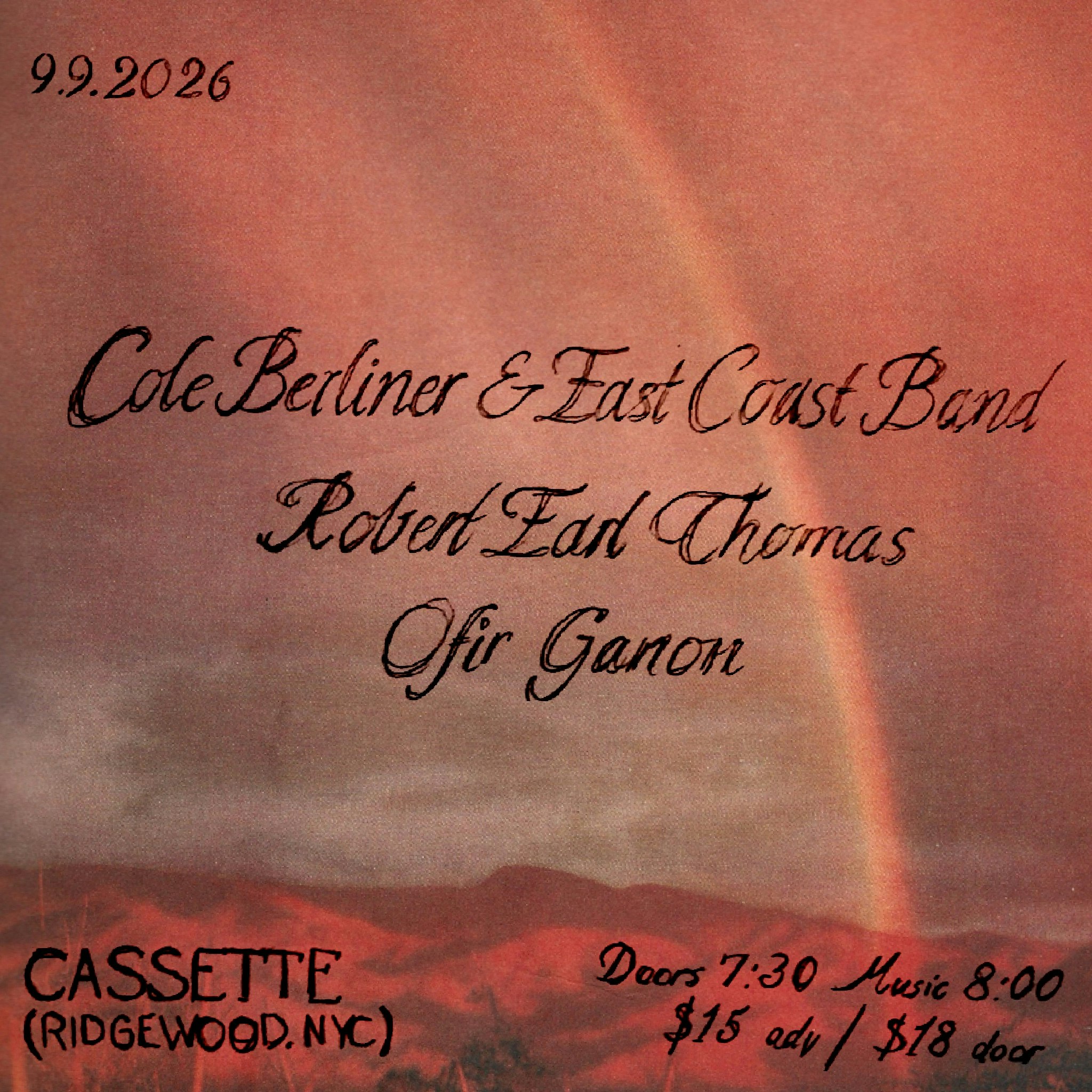 COLE BERLINER, ROBERT EARL THOMAS, OFIR GANON