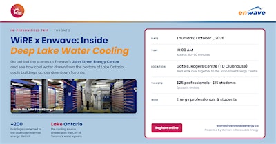 WiRE x Enwave: Inside Deep Lake Water Cooling Systems Field Trip
