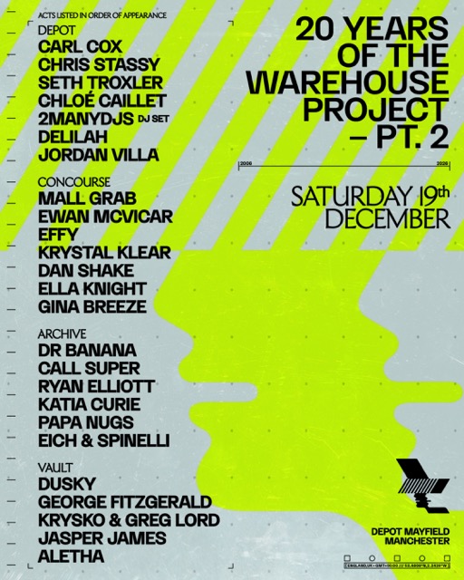 WHP26 /// 20 Years of The Warehouse Project - Part 2