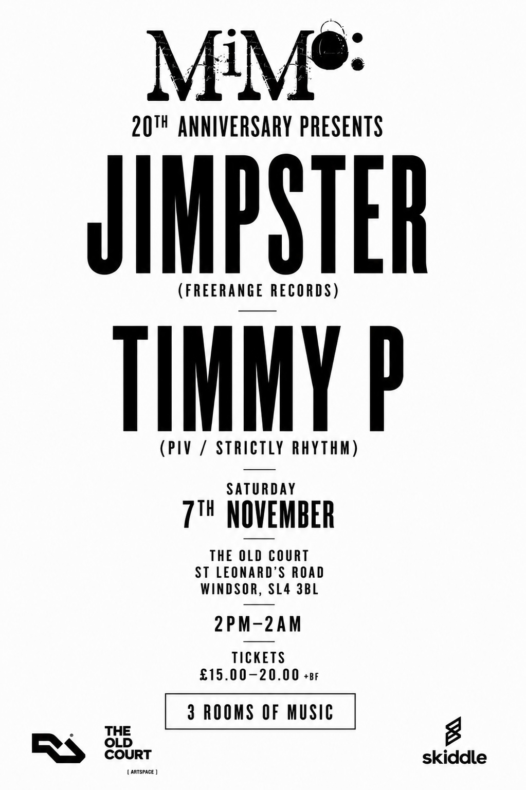 MiMo: 20th Anniversary Part 2 presents Jimpster