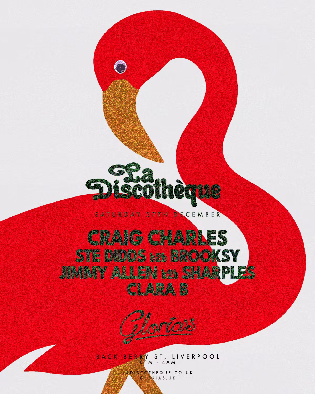 Craig Charles - La Discotheque x Gloria's