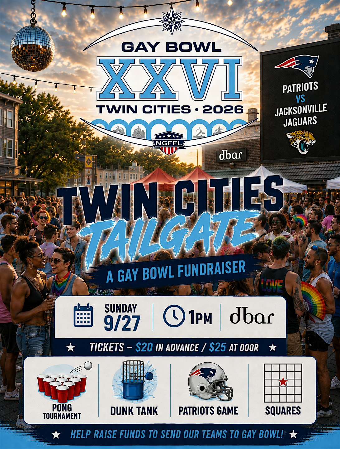 Twin Cities Tailgate Hosted by FLAG Flag Football
