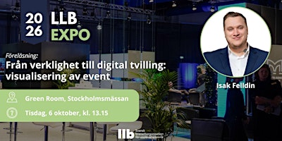 Från verklighet till digital tvilling: visualisering av event