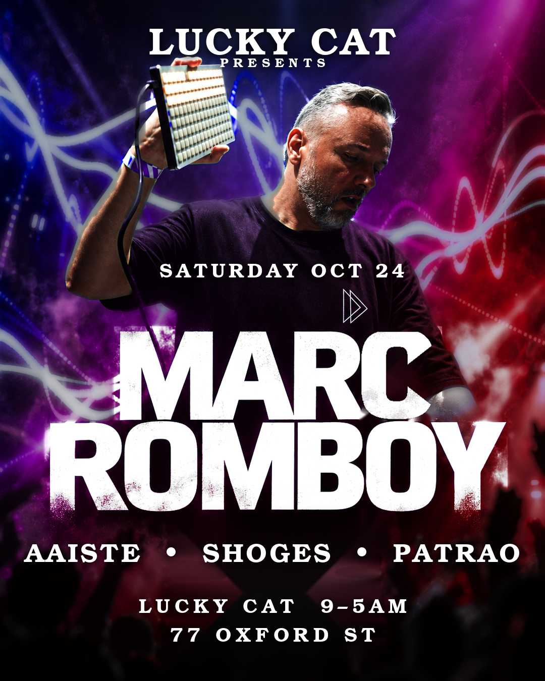 Lucky Cat with MARC ROMBOY (Germany) AAISTE, PATRAO, & SHOGES
