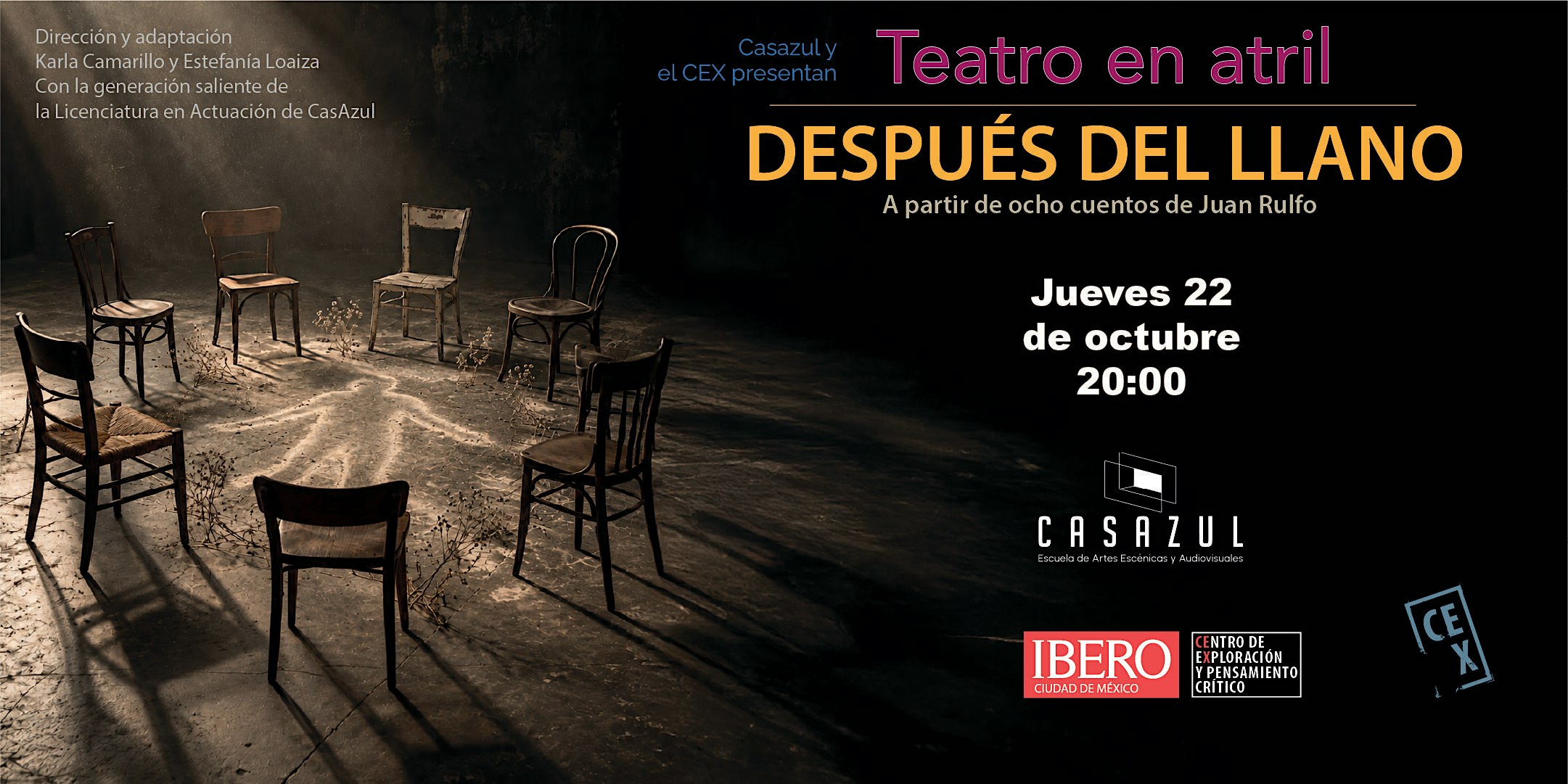 Después del llano | Teatro en Atril con CasAzul