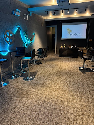 Networking and wine at "The Studio"