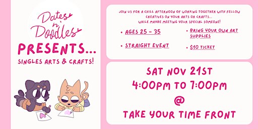 Dates n' Doodles - Singles Arts & Crafts [Straight] [Ages 25-35]