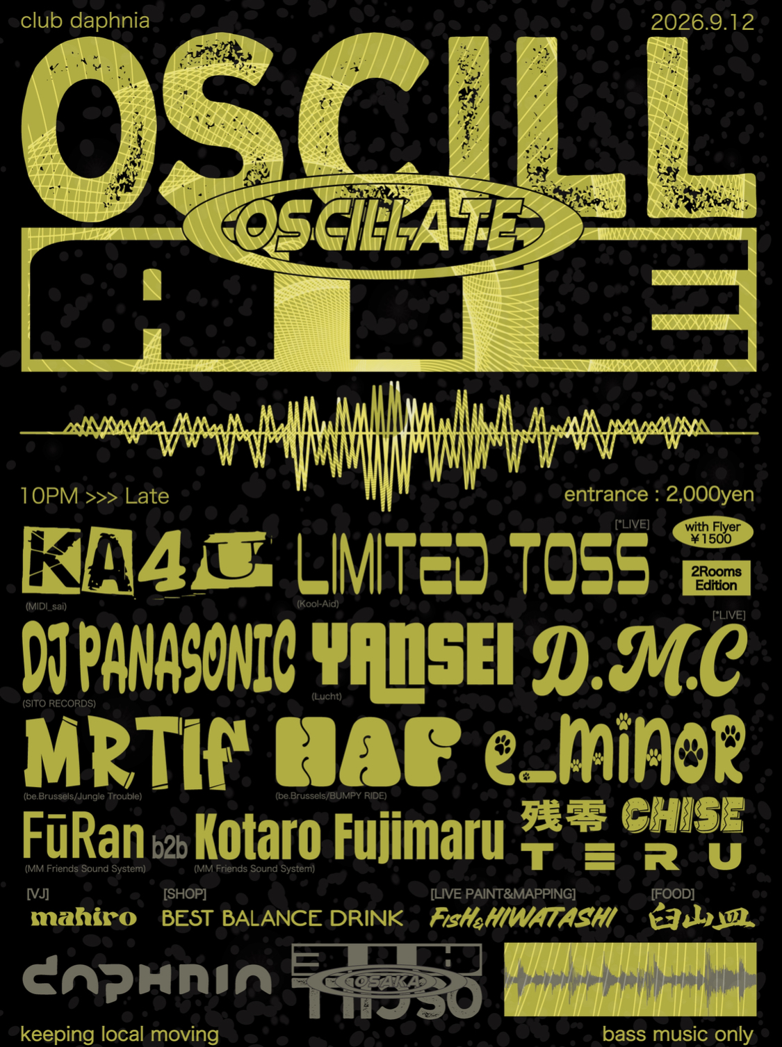 OSCILLATE