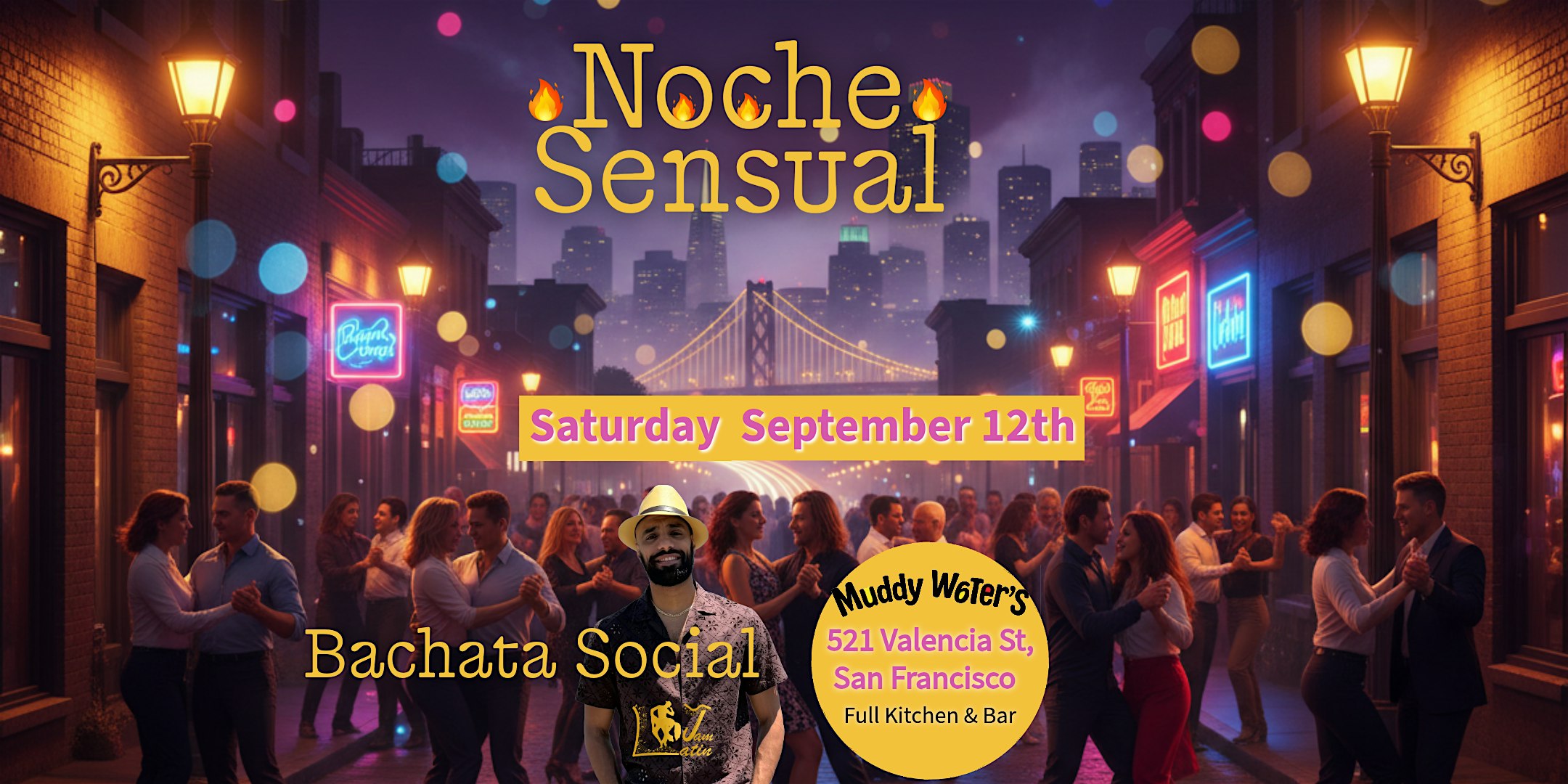 Bachata Social in Sf Saturday  Noche Sensual | Bachata class and Party |
