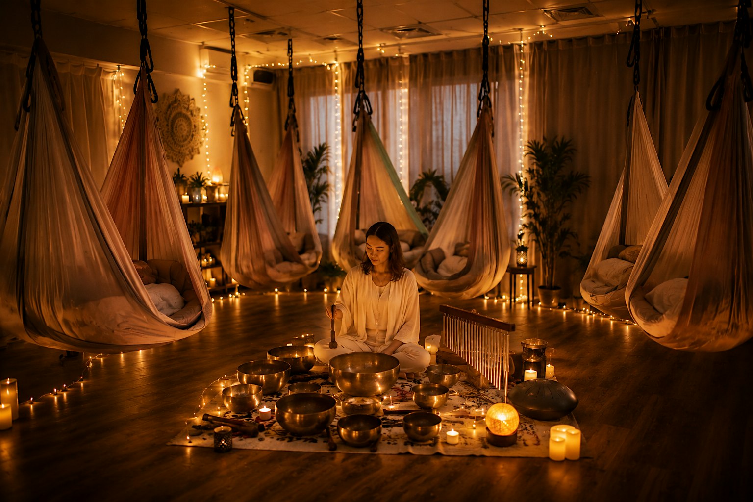 Floating Sound Bath in Hammock Singapore | Deep Relaxation & Sound Healing