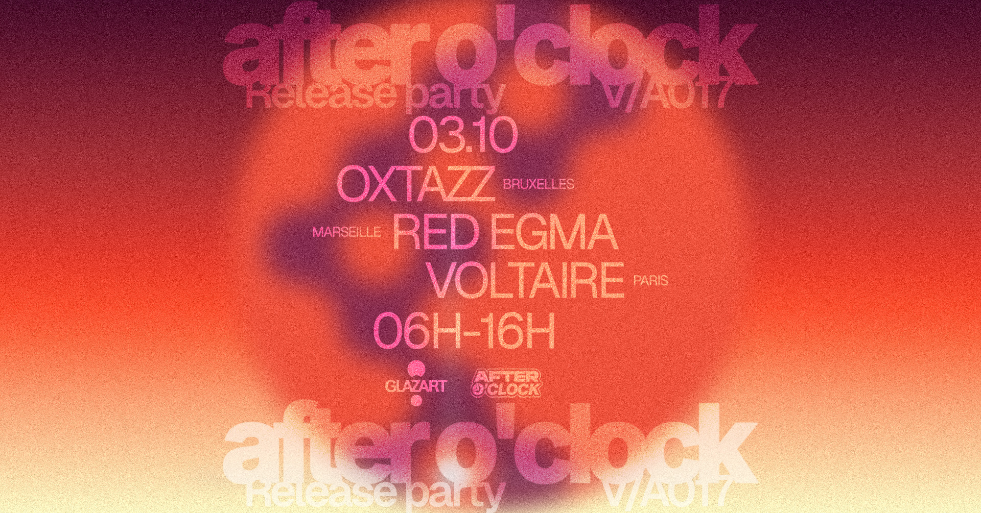 After O'Clock X La Plage Open Air: Oxtazz, Red Egma, Voltaire