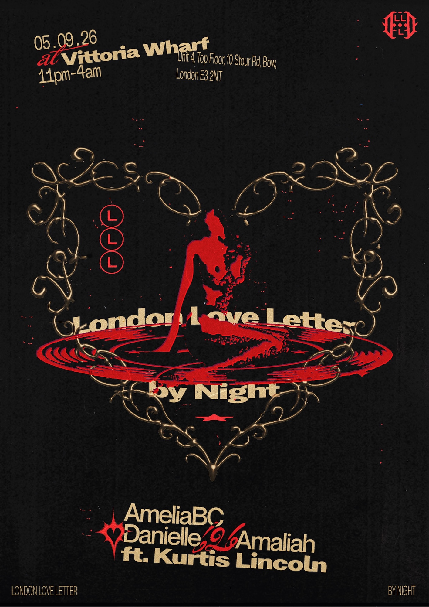 London Love Letter by Night with Danielle b2b Amaliah + AmeliaBC feat. Kurtis Lincoln 