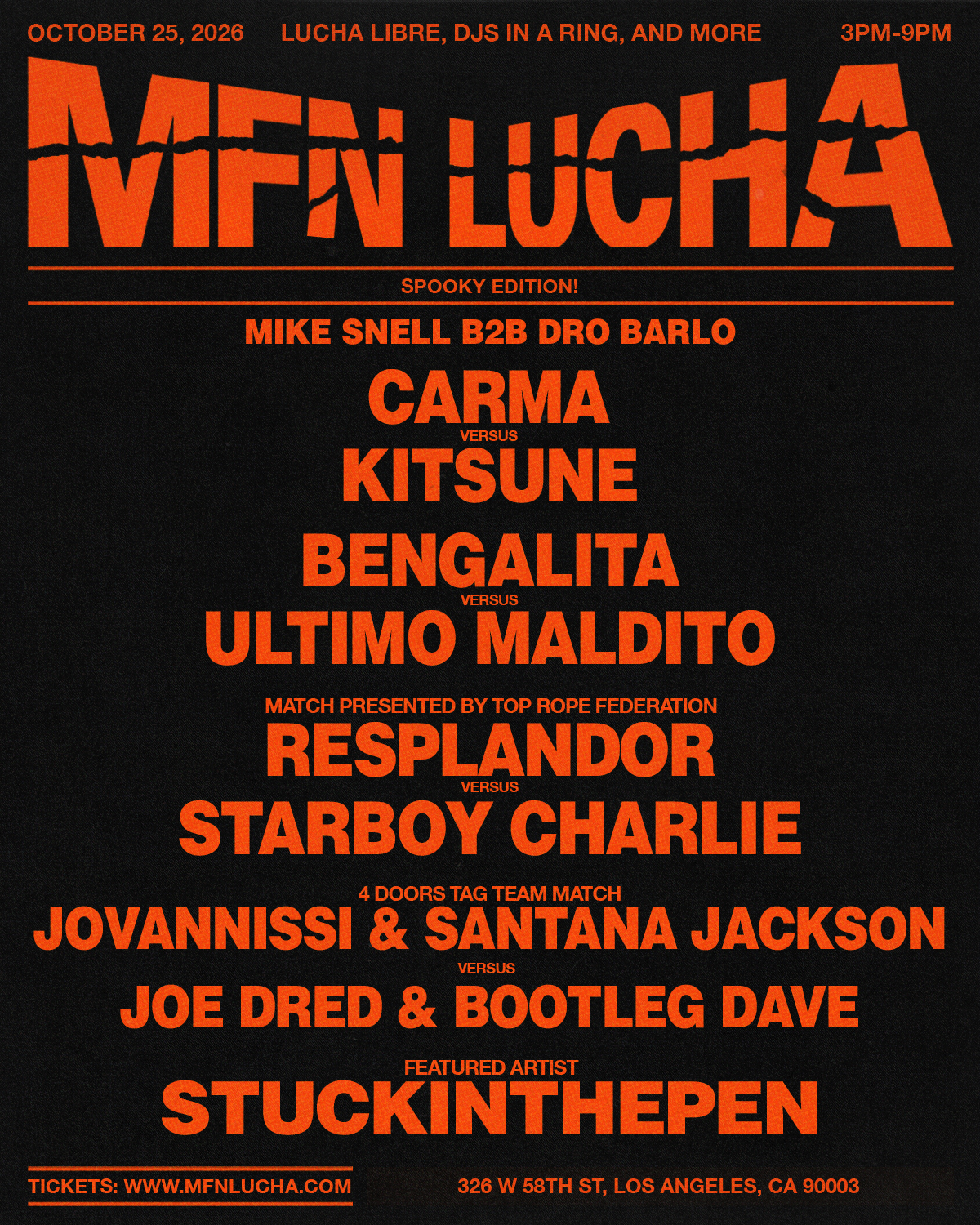MFN LUCHA: SPOOKY EDITION