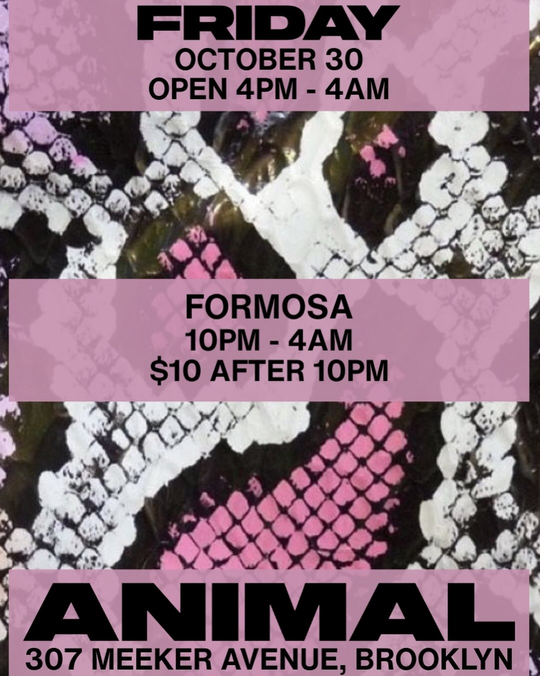 ANIMAL Friday Night w/ Formosa