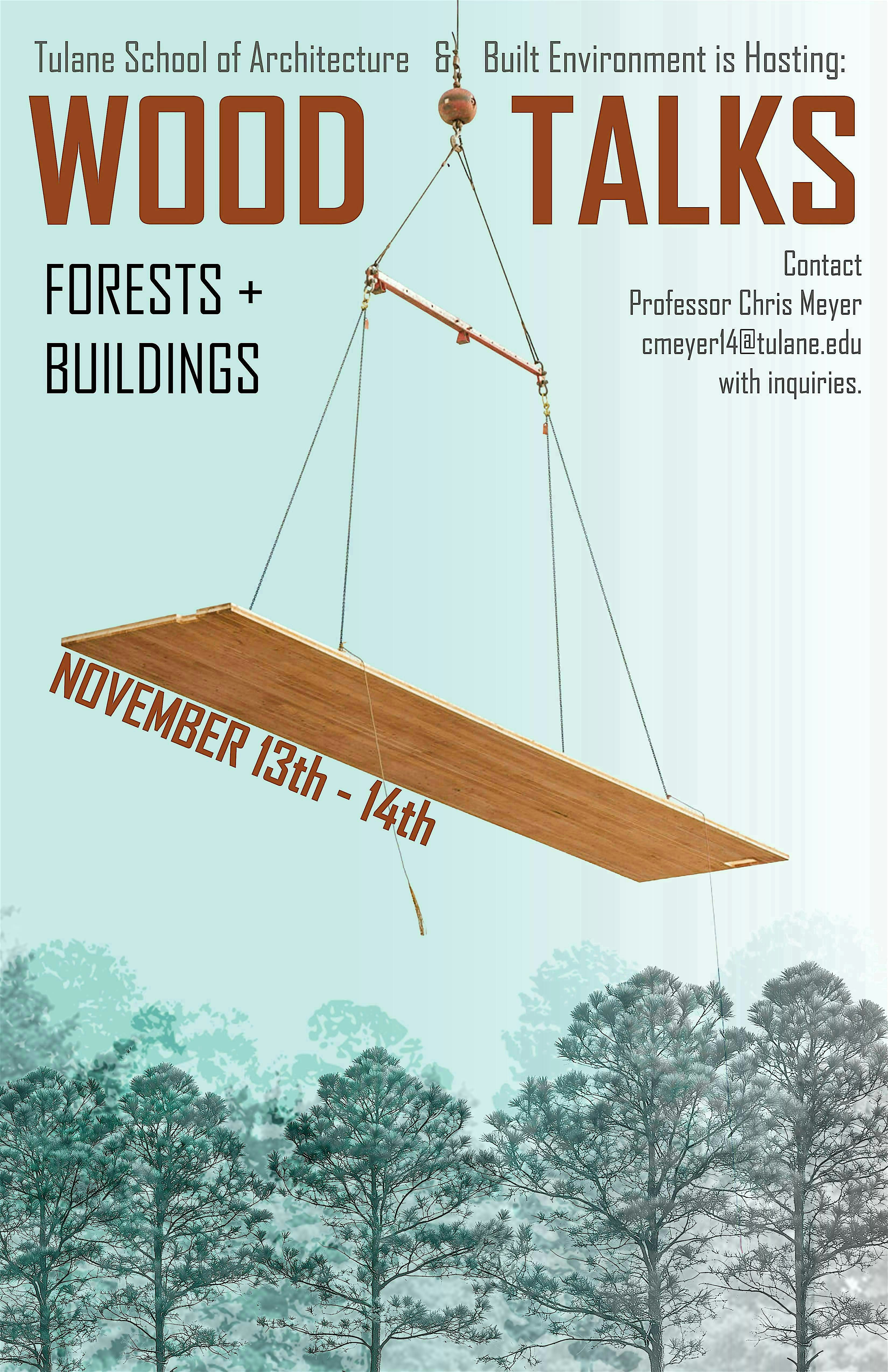 Wood Talks: Forests + Buildings