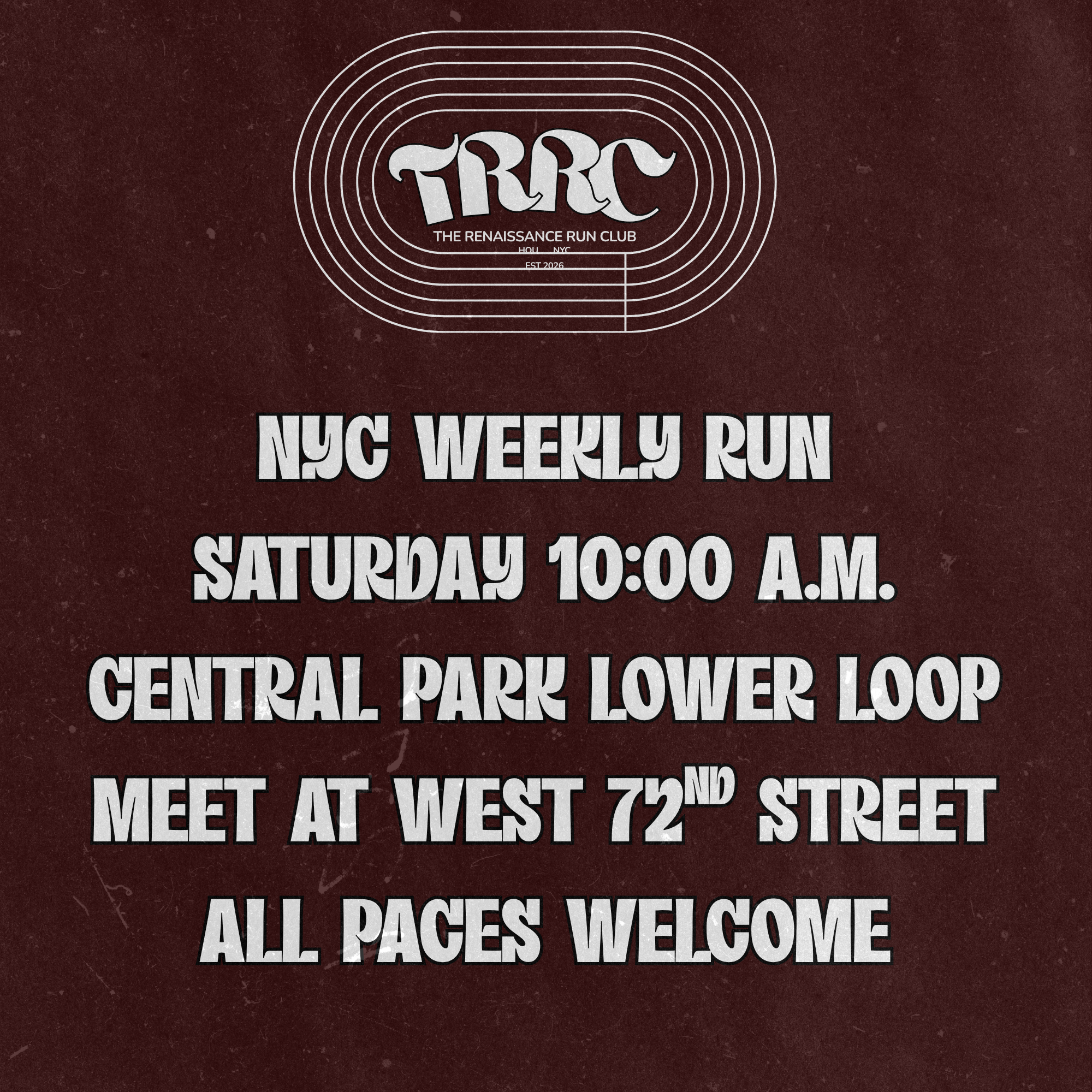 The Renaissance  Run Club (NYC WEEKLY RUNS)