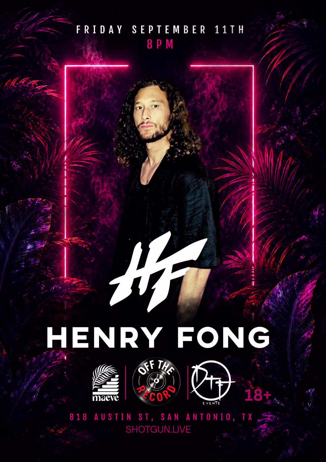 Henry Fong At Maeve-Neon Jungle Party