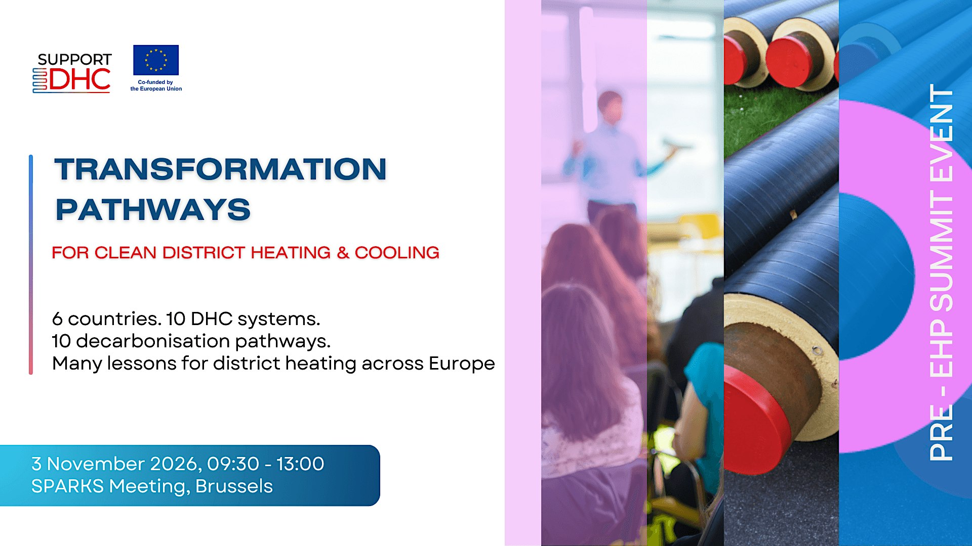 Transformation Pathways for Clean District Heating & Cooling