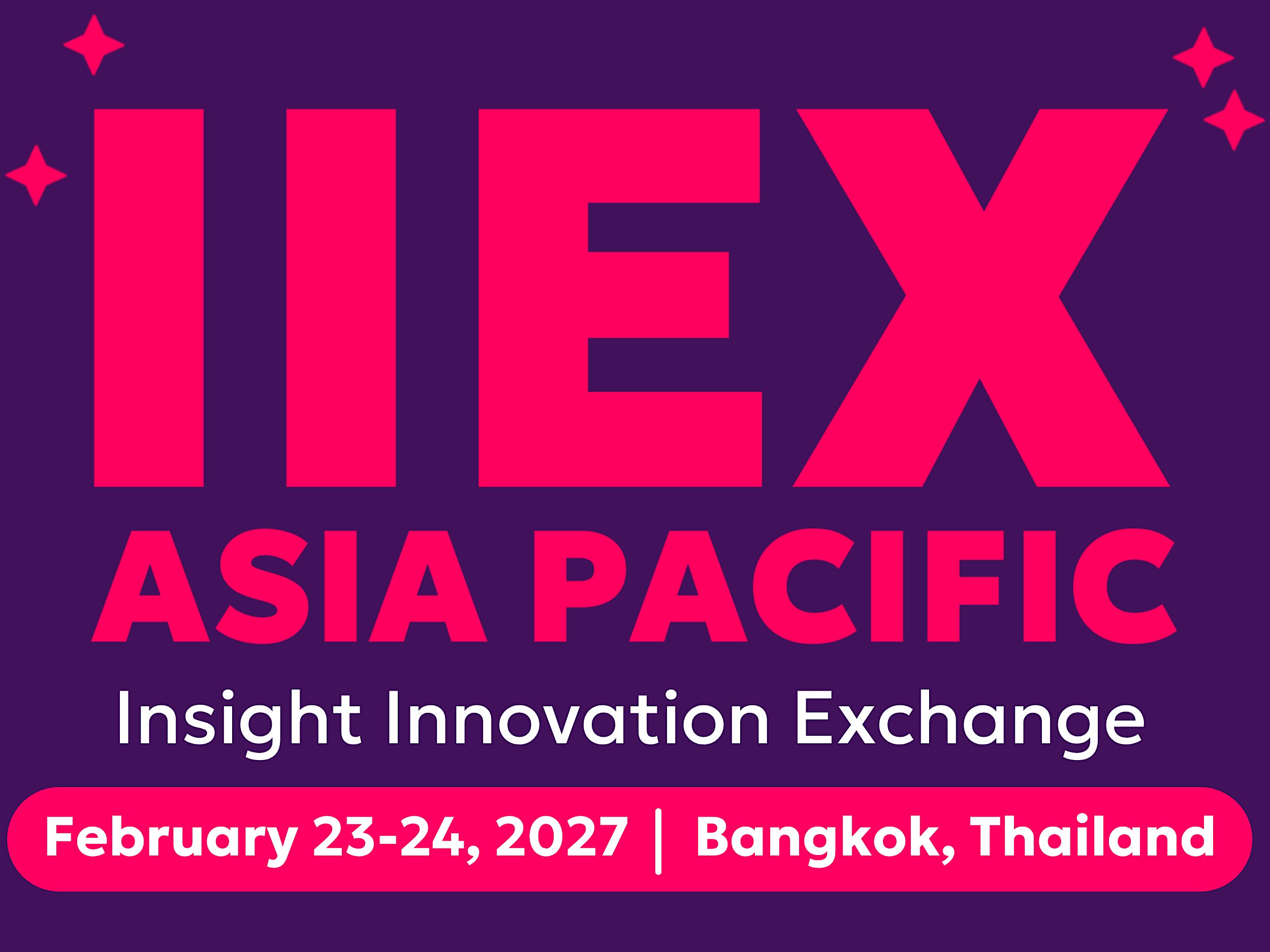 IIEX Asia Pacific 2027 | Market Research & Insights Conference