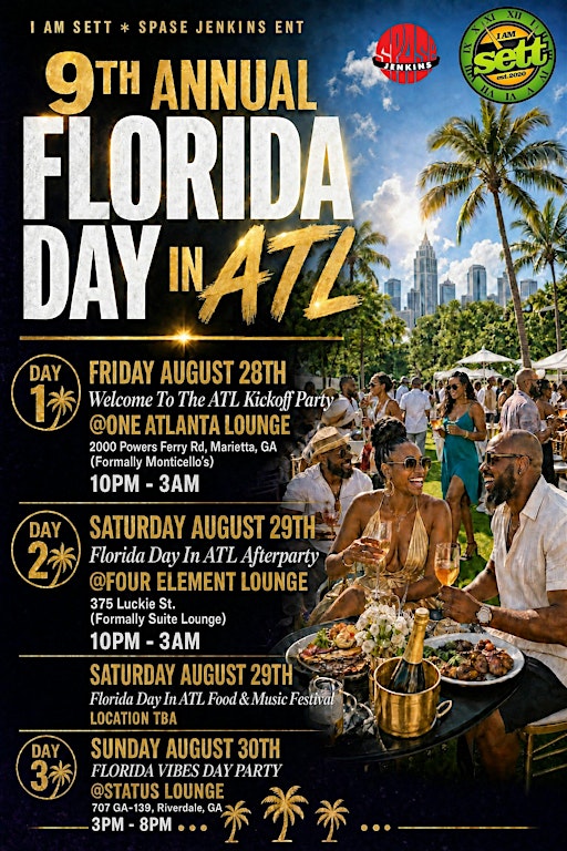 9th Annual Florida Day In Atlanta Weekend