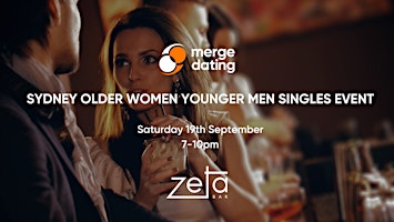 Sydney Older Women Younger Men Singles Event | Zeta Bar | 19th September