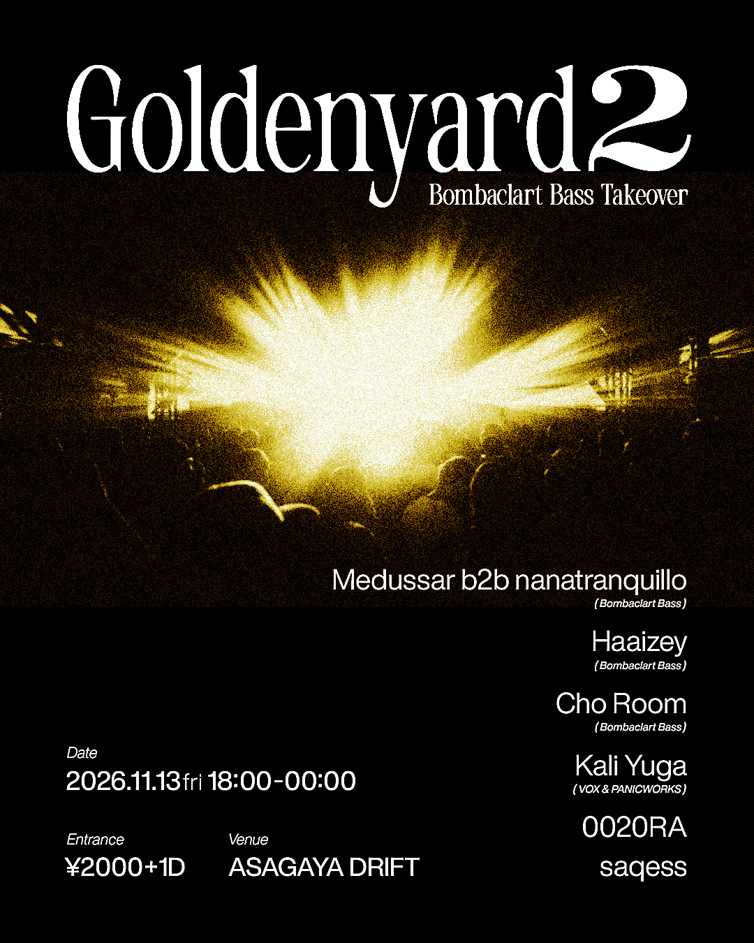 GoldenYard vol.2: Bombaclart Bass Takeover