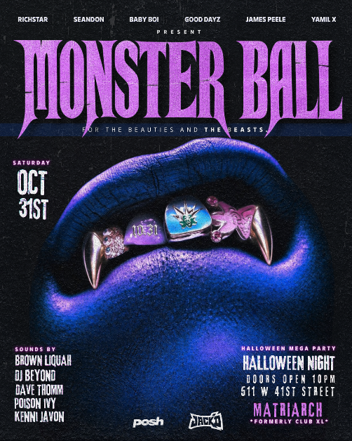 (NYC) Halloween: Richstar, Seandon, Babyboi, Good Dayz, James Peele, Yamil X