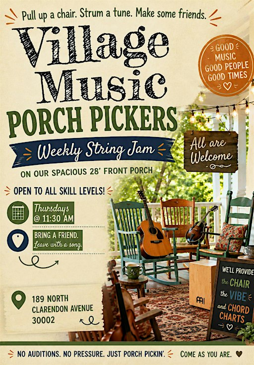 Porch Pickers - Weekly String Jam