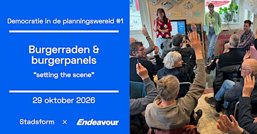 Burgerraden & burgerpanels -setting the scene