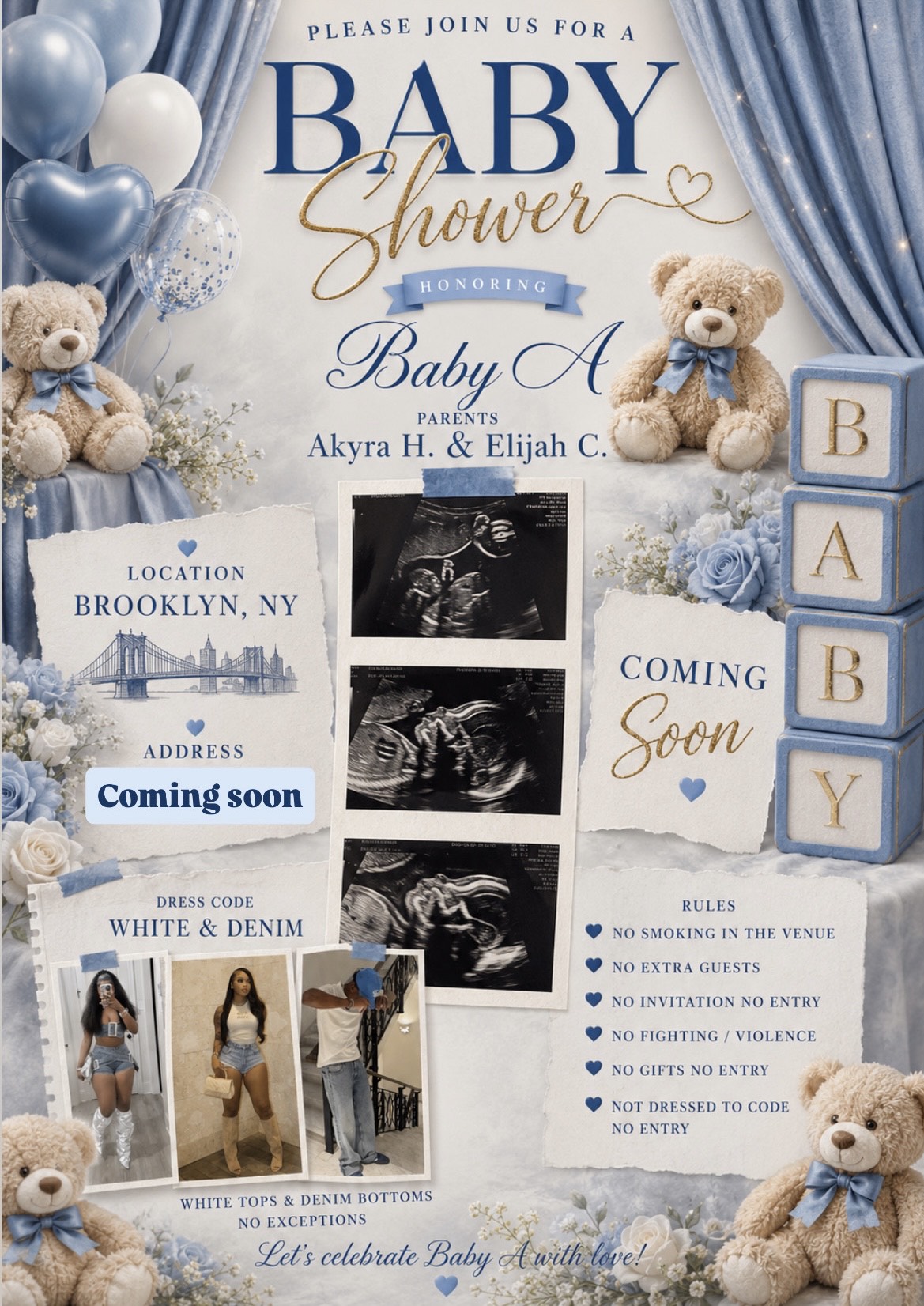Baby A’s  Babyshower🧸💙
