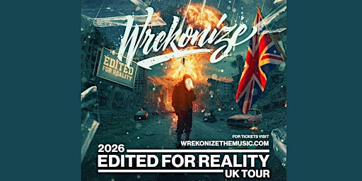 Wrekonize @ Stage & Radio, Manchester, Saturday 12th September 2026