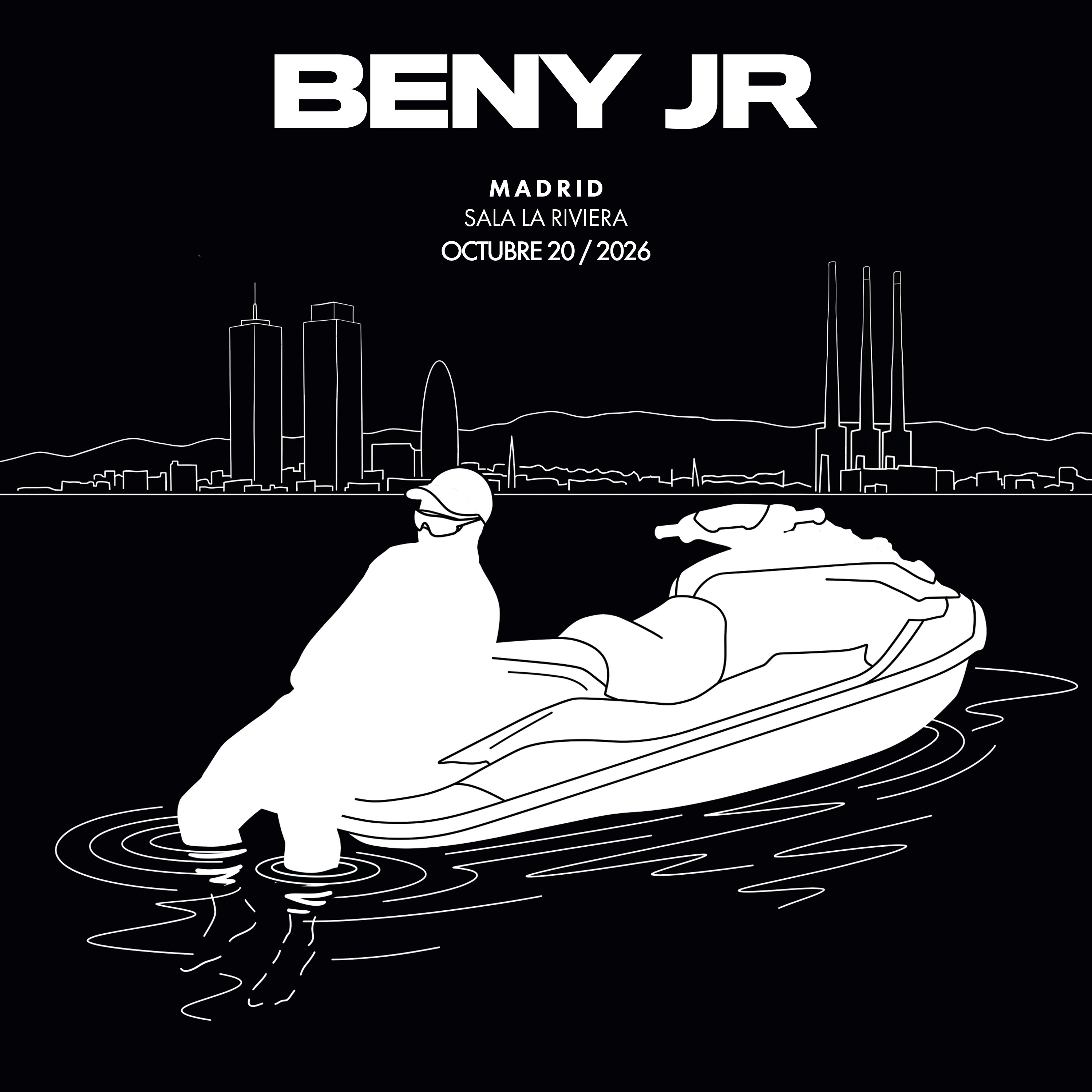 Beny Jr en Madrid 20 de octubre