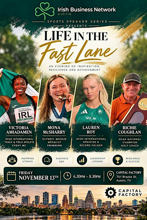 Irish Business Network Austin - Life In The Fast Lane