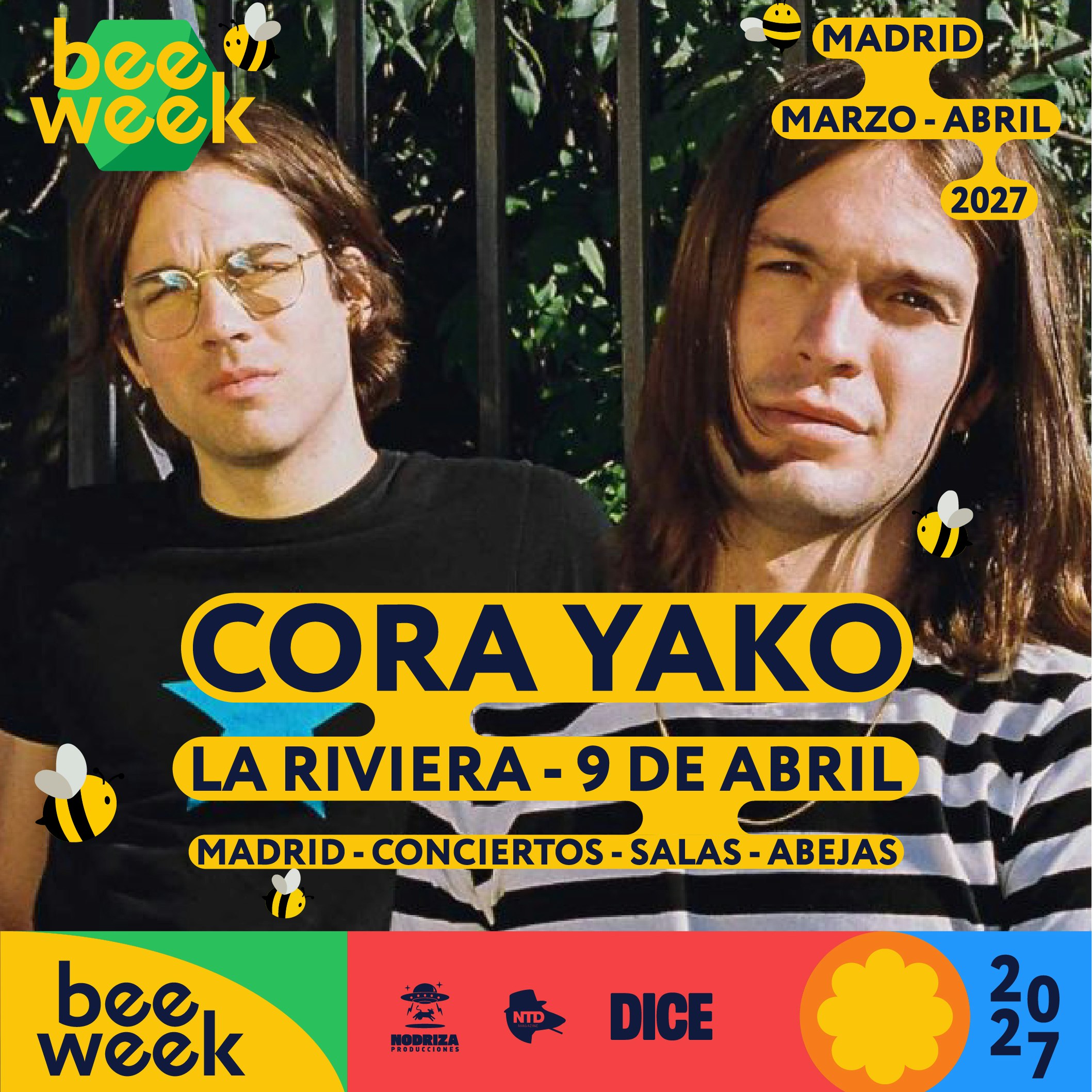 Bee Week presenta a Cora Yako  en Madrid 