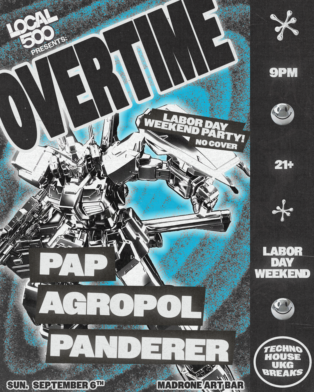 Local 500 presents: Overtime