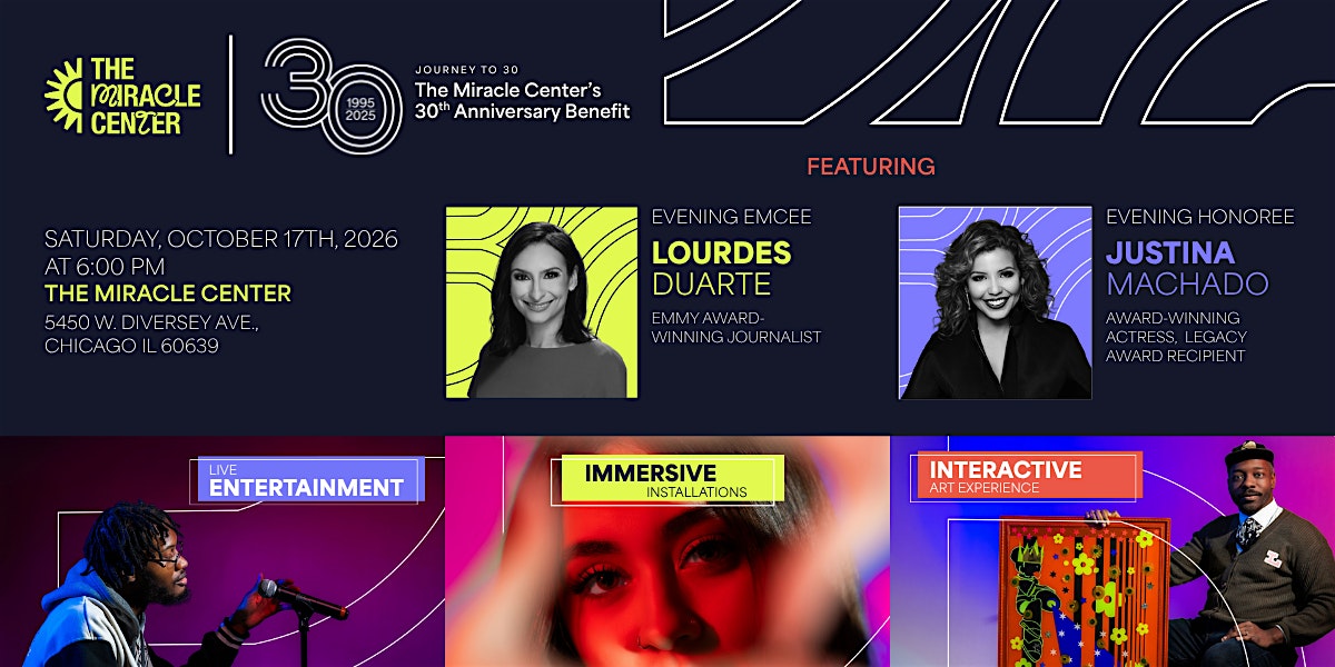 Journey to 30: The Miracle Center’s 30th Anniversary Benefit